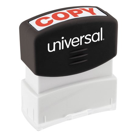 UNIVERSAL Message Stamp, COPY, Pre-Inked One-Color, Red UNV10048